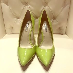 BCBGeneration lime green pumps